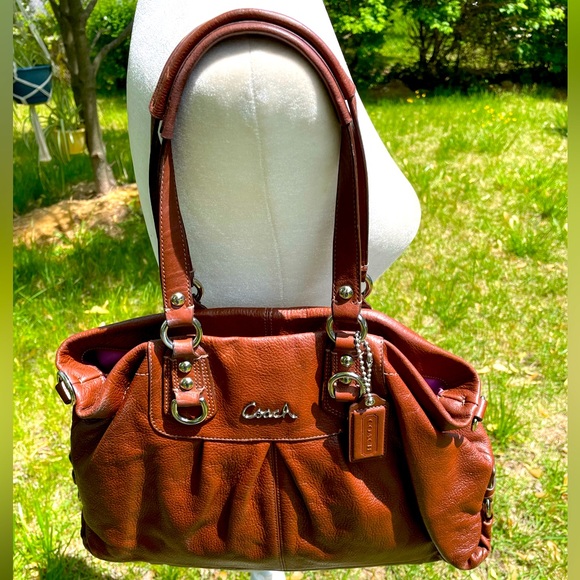 Coach Handbags - Coach’s Brown Pebbled Leather Satchel